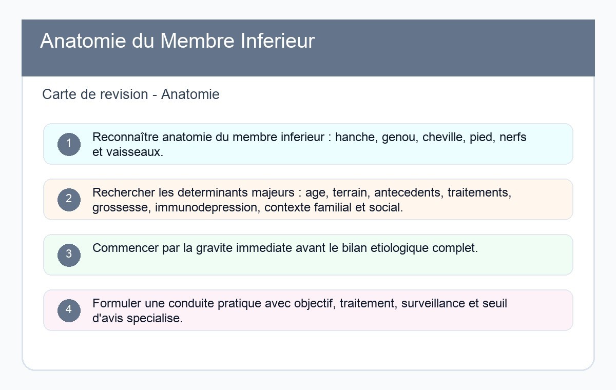 Anatomie du Membre Inférieur