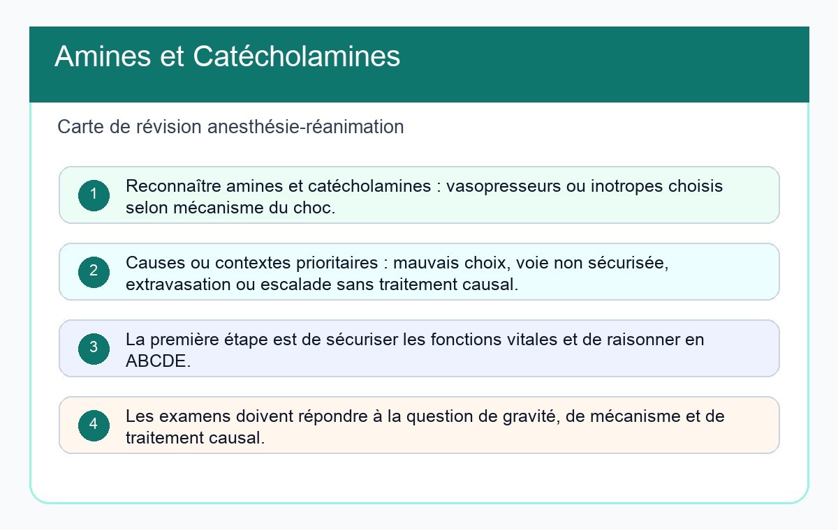 Amines et Catécholamines