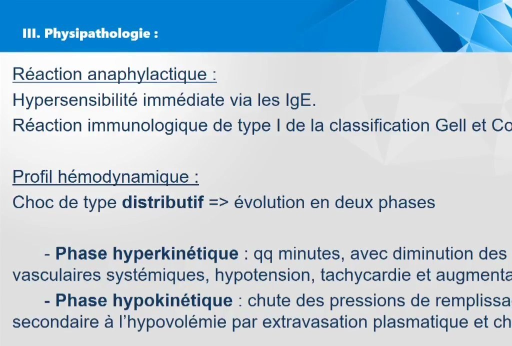 Œdème de Quincke et Anaphylaxie