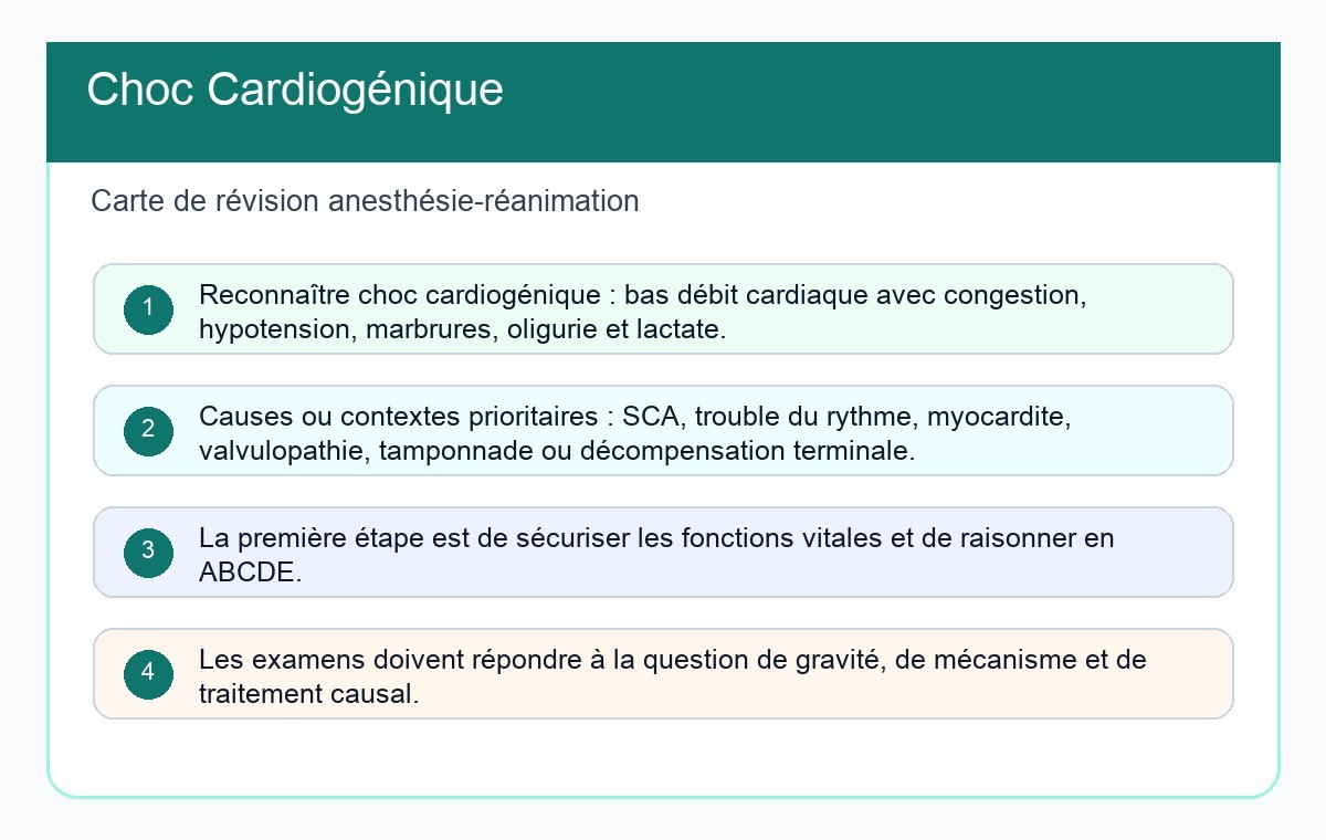 Choc Cardiogénique