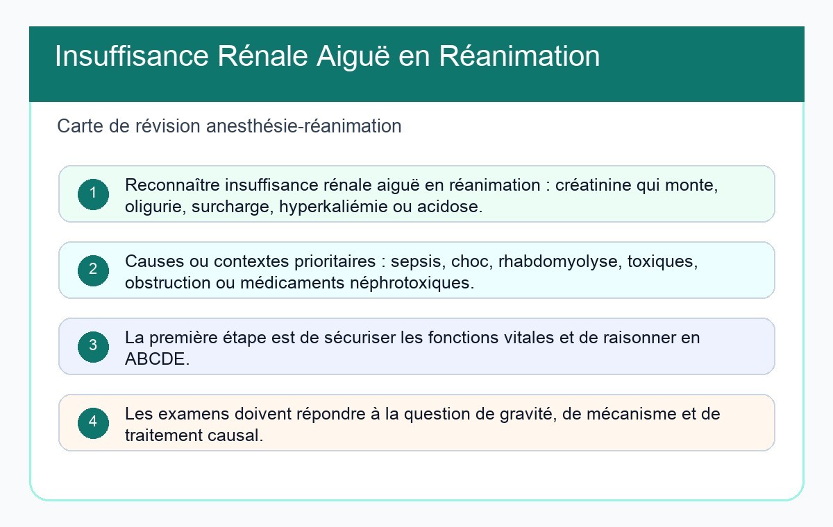 Insuffisance Rénale Aiguë en Réanimation