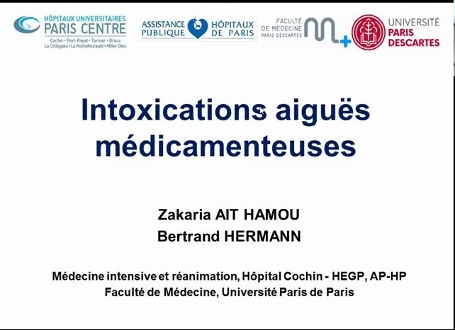 Intoxications Aiguës