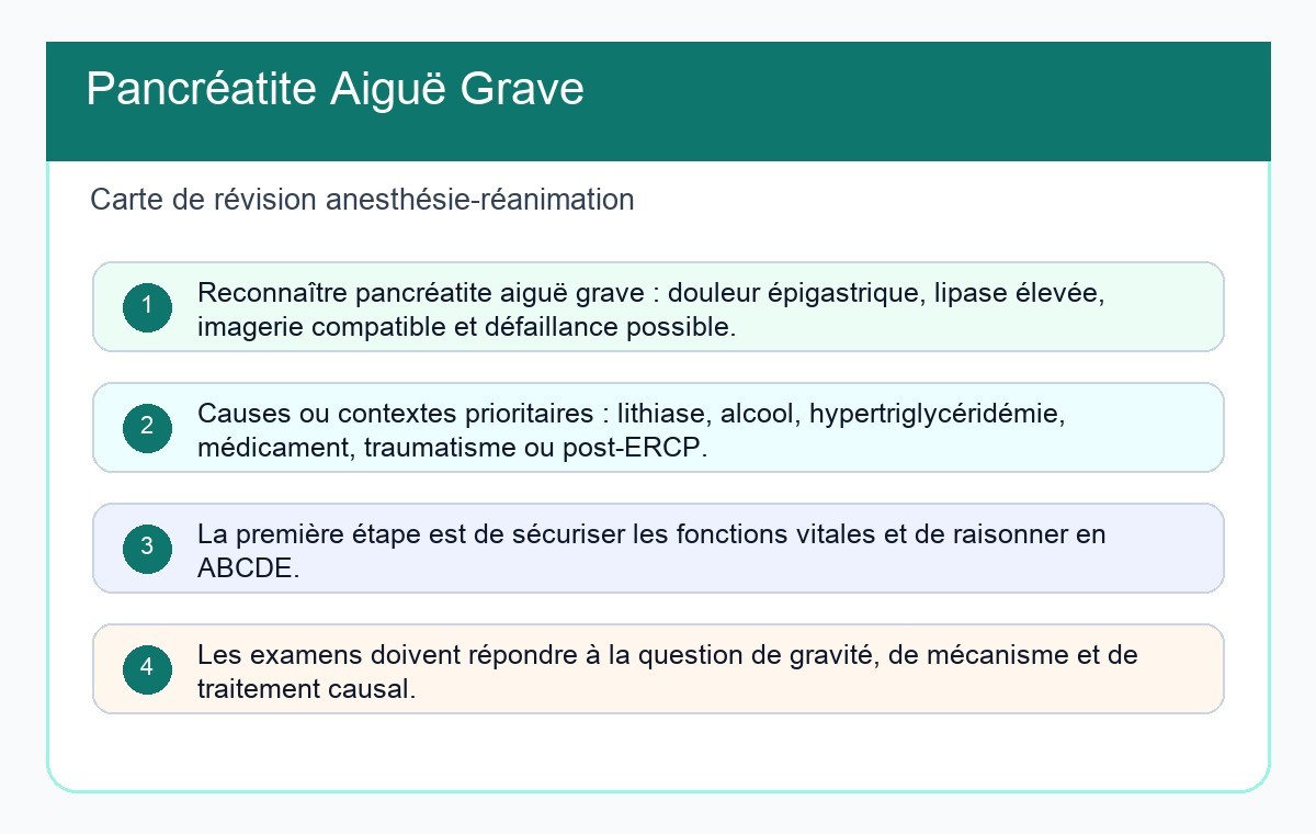 Pancréatite Aiguë Grave