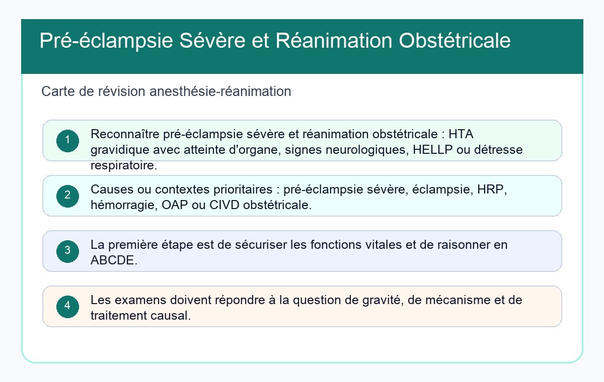 Pré-éclampsie Sévère et Réanimation Obstétricale