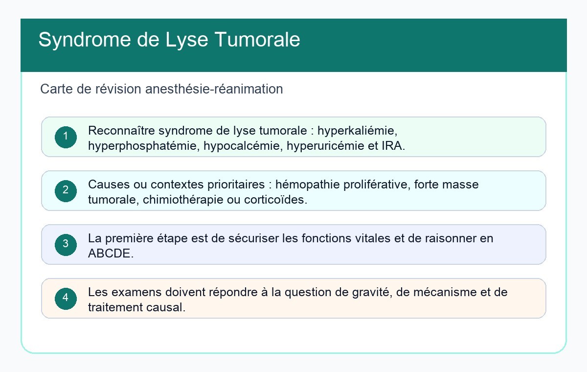 Syndrome de Lyse Tumorale