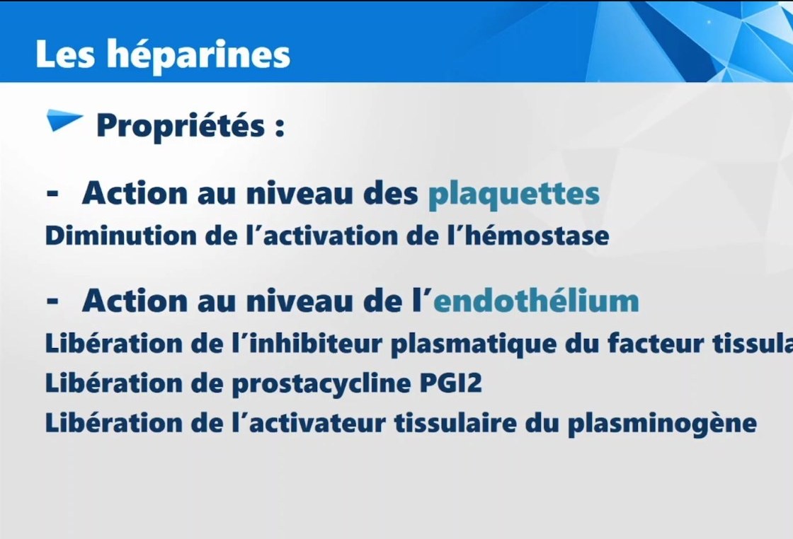 Prescription et Surveillance des Antithrombotiques et Anticoagulants