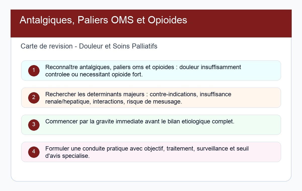 Antalgiques, Paliers OMS et Opioïdes