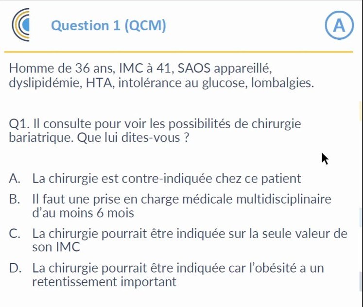 Chirurgie Bariatrique et Suivi Nutritionnel