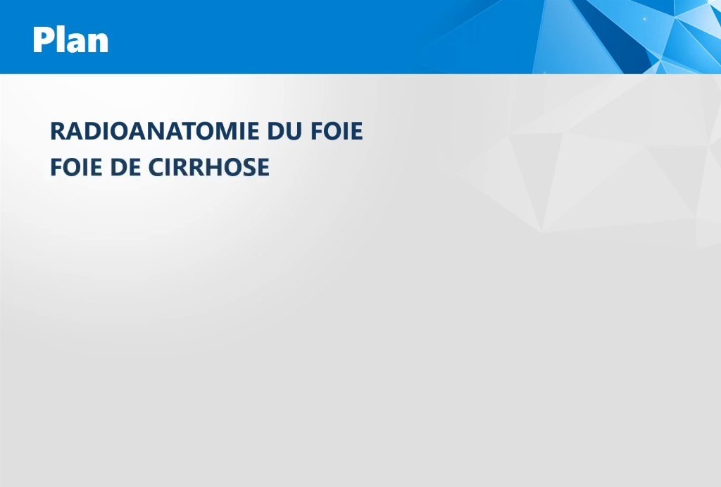 Cirrhose et Complications