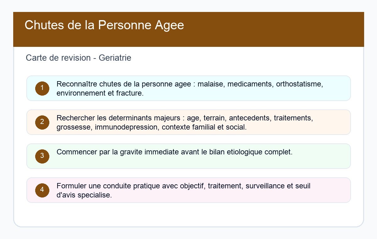 Chutes de la Personne Âgée