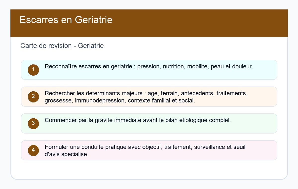 Escarres en Gériatrie