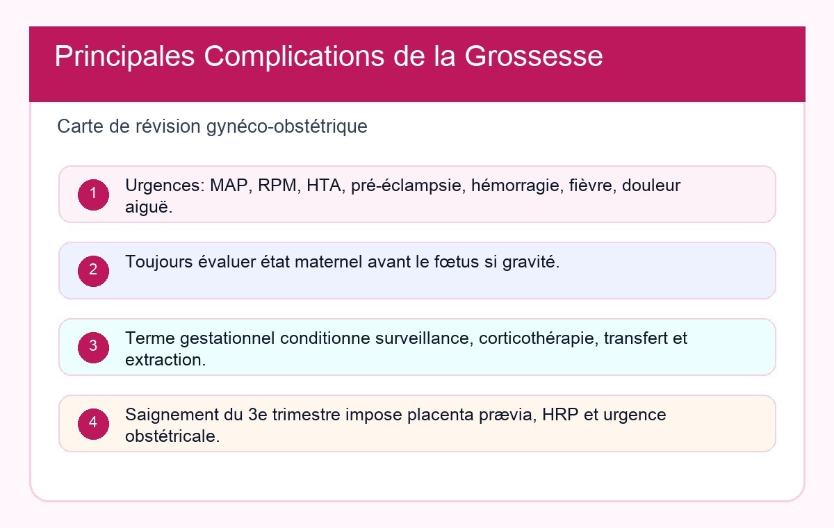 Principales Complications de la Grossesse