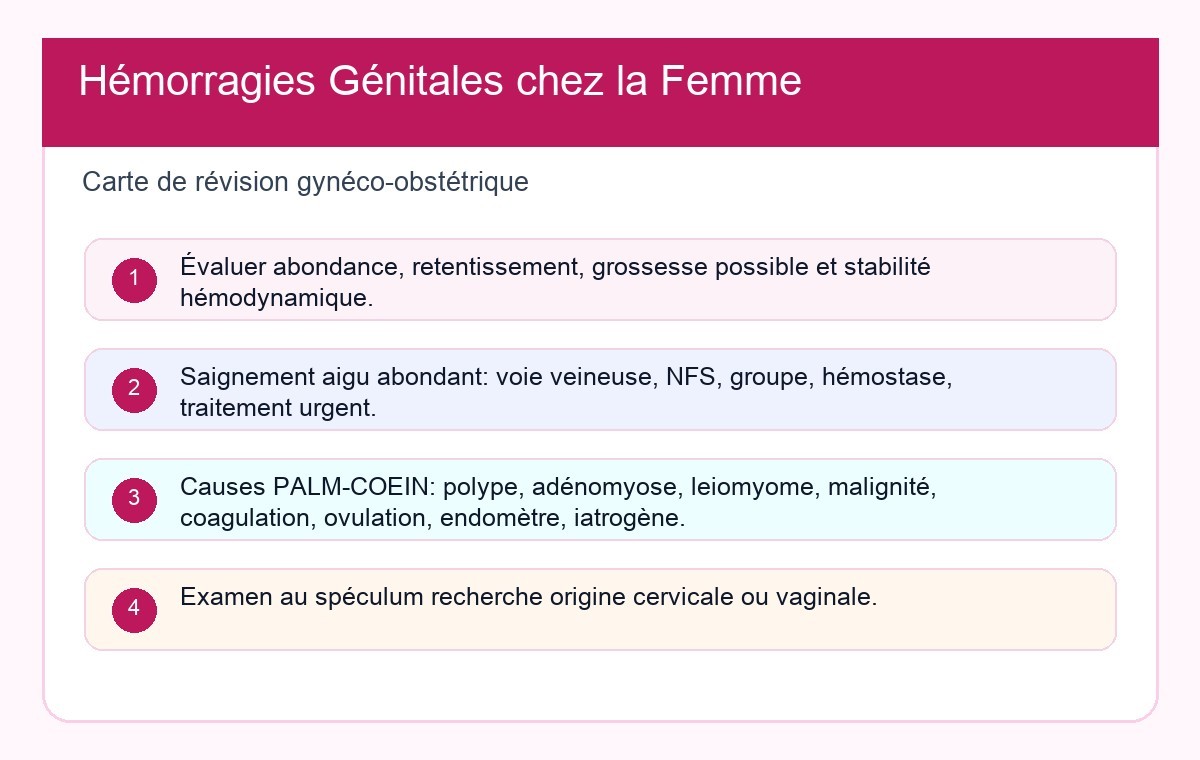 Hémorragies Génitales chez la Femme