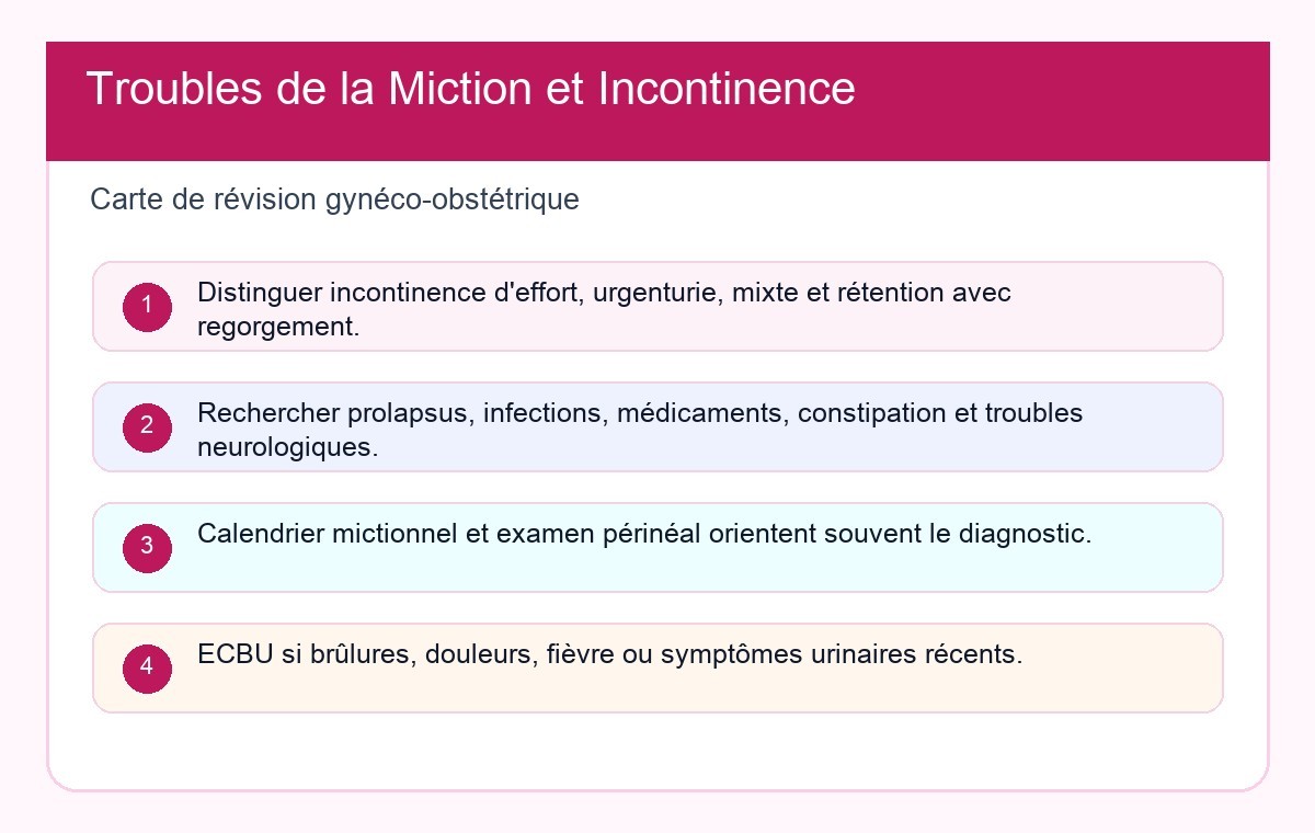 Troubles de la Miction et Incontinence