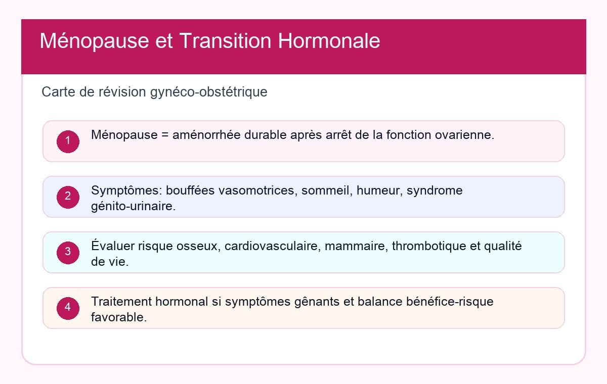 Ménopause et Transition Hormonale