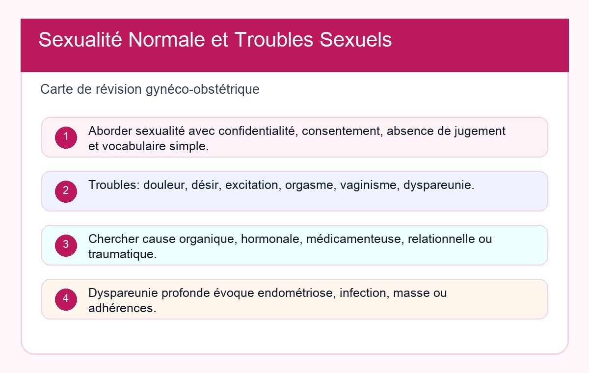 Sexualité Normale et Troubles Sexuels