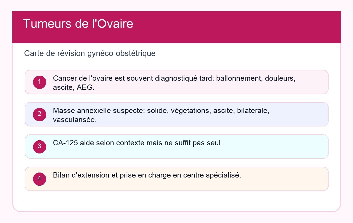 Tumeurs de l'Ovaire
