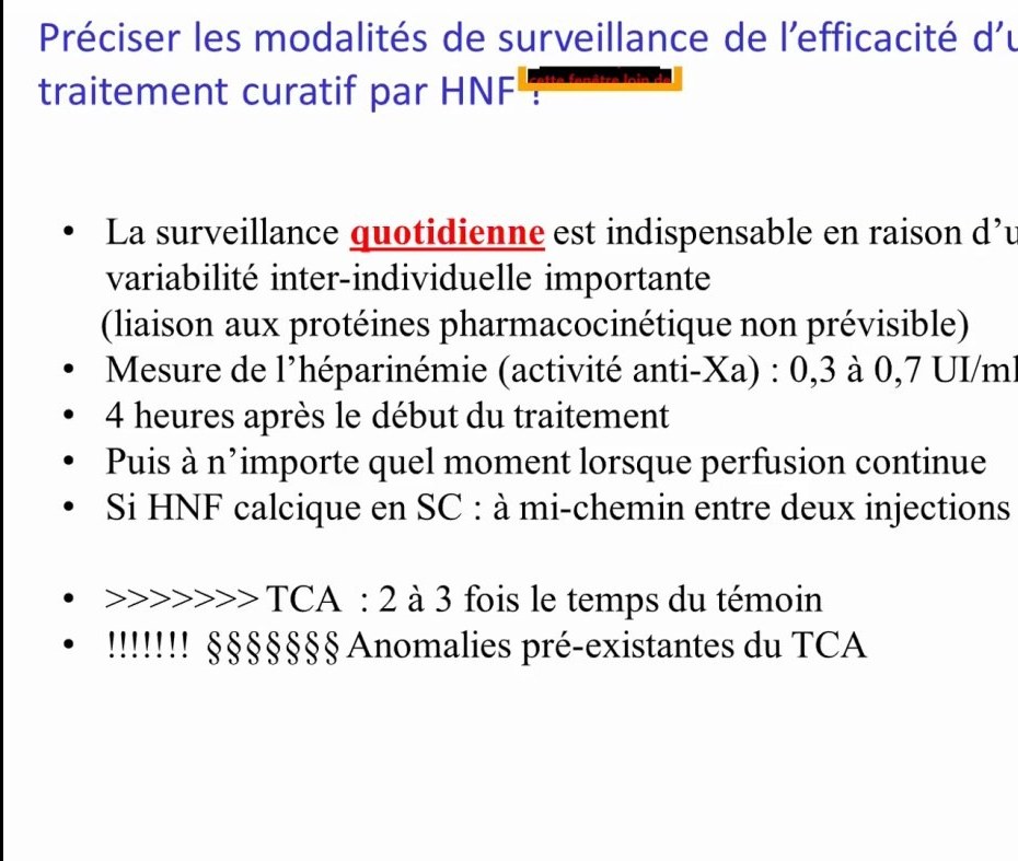 Accidents des Anticoagulants