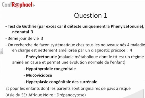 Conférence Introductive d'Hématologie