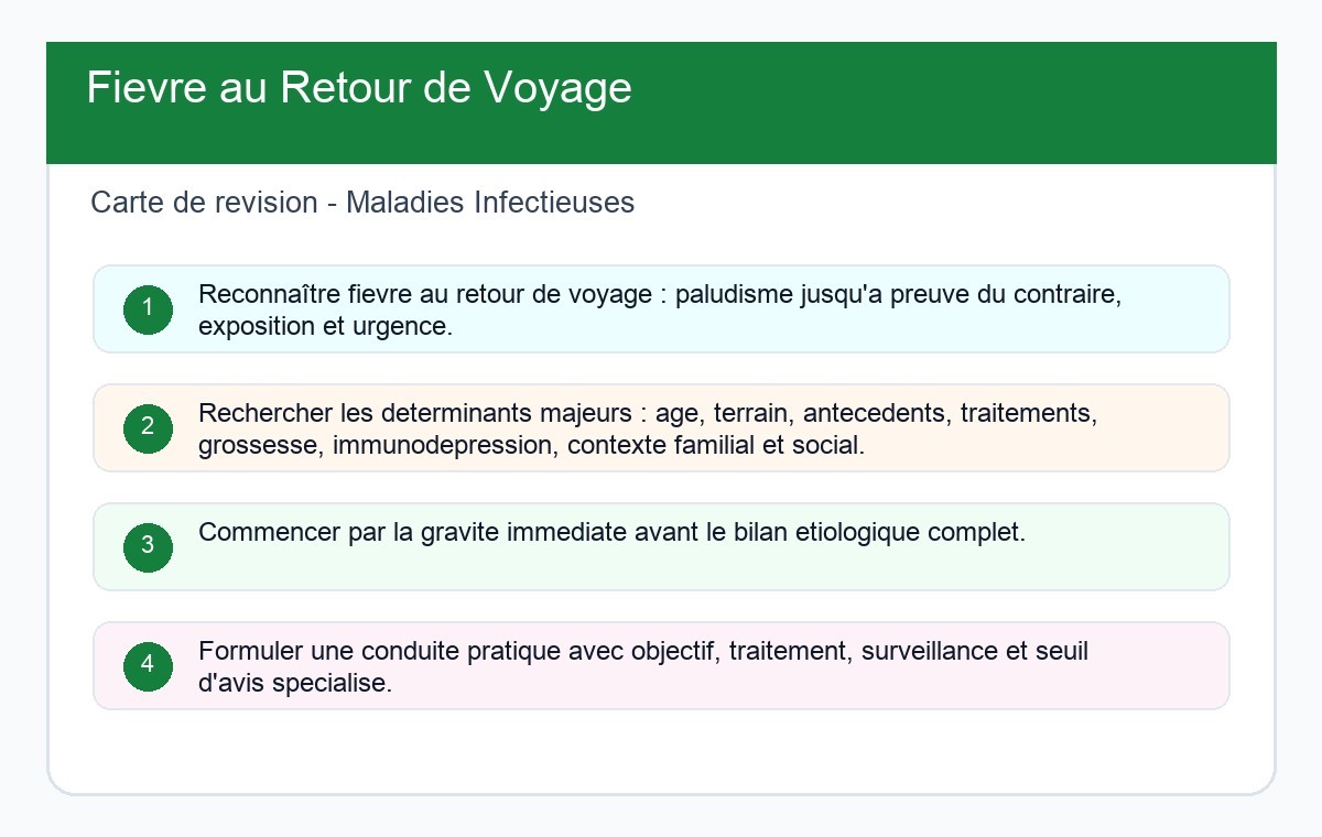 Fièvre au Retour de Voyage