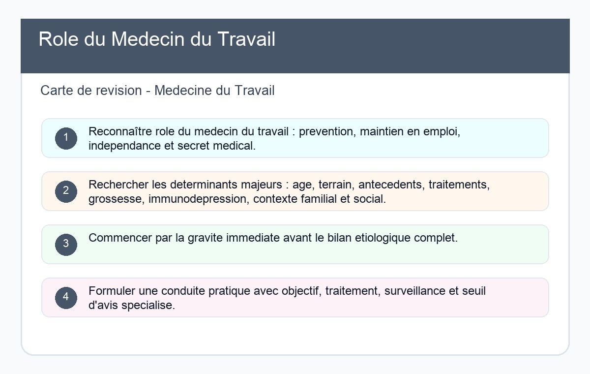 Rôle du Médecin du Travail