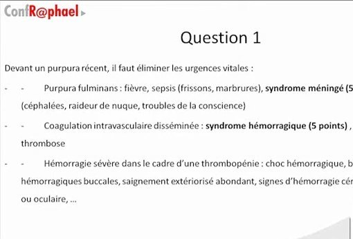 Conférence Introductive de Médecine Interne