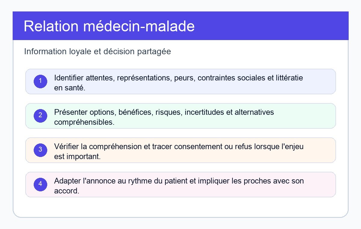 Relation Médecin-Malade et Décision Partagée