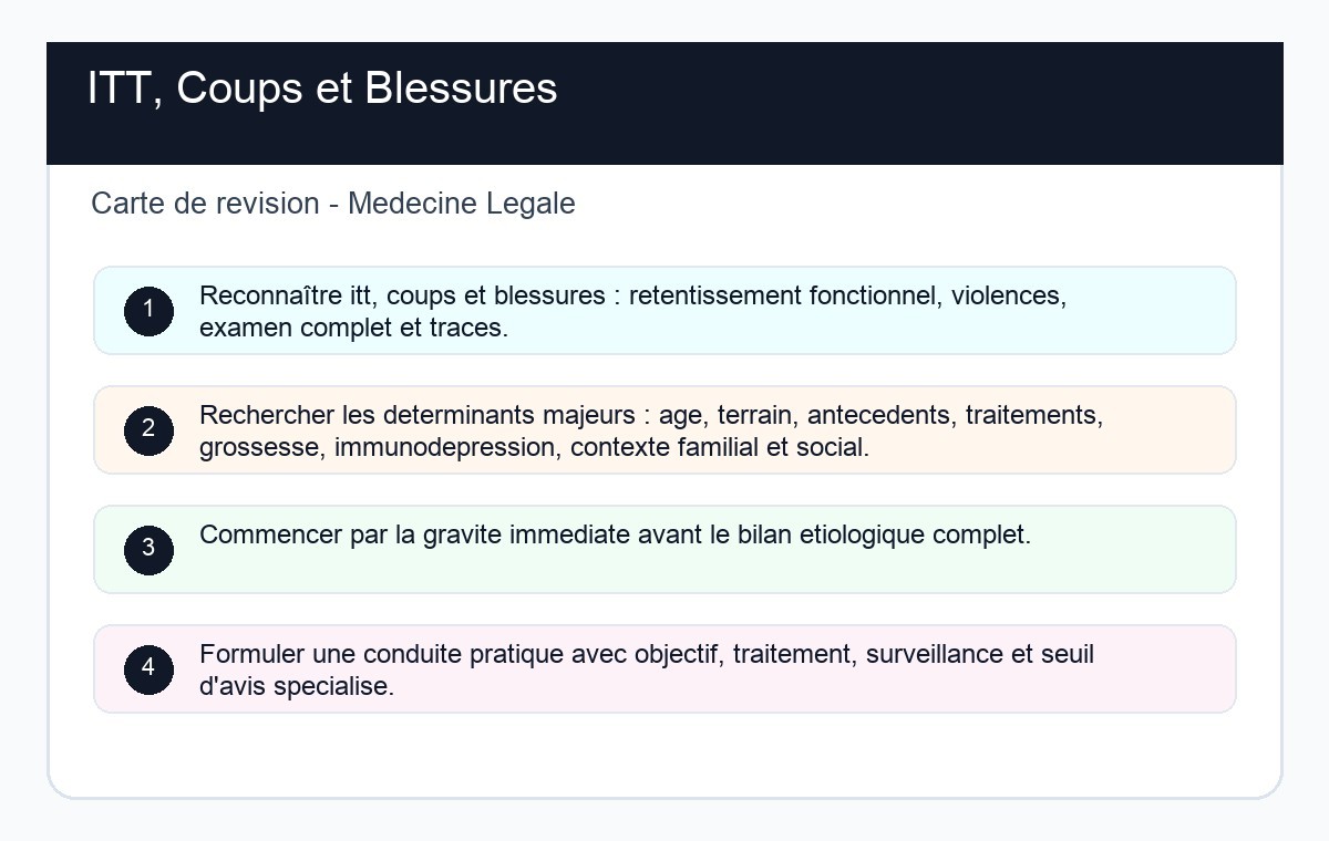 ITT, Coups et Blessures