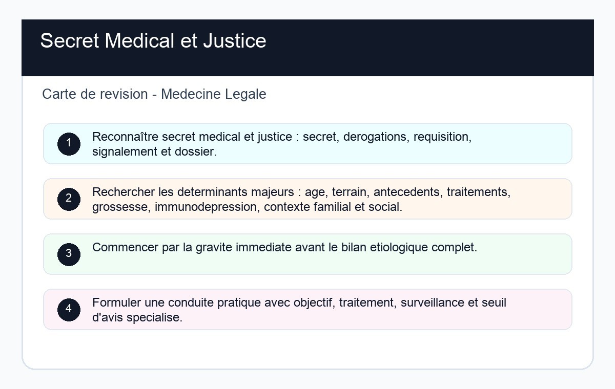 Secret Médical et Justice