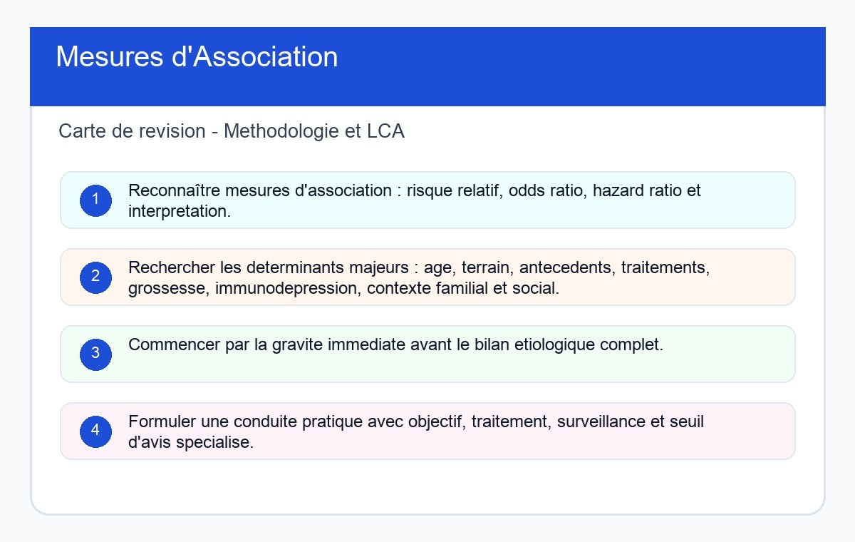 Mesures d'Association