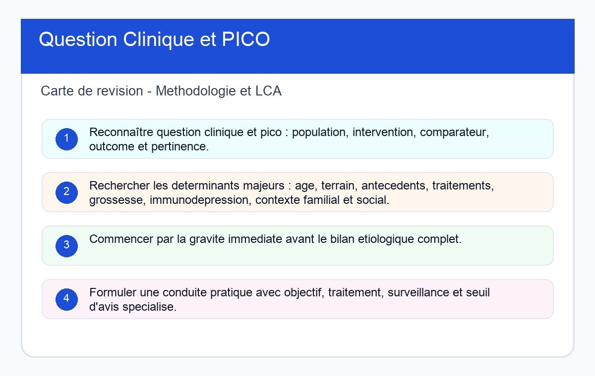 Question Clinique et PICO
