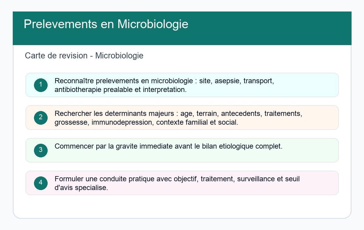 Prélèvements en Microbiologie