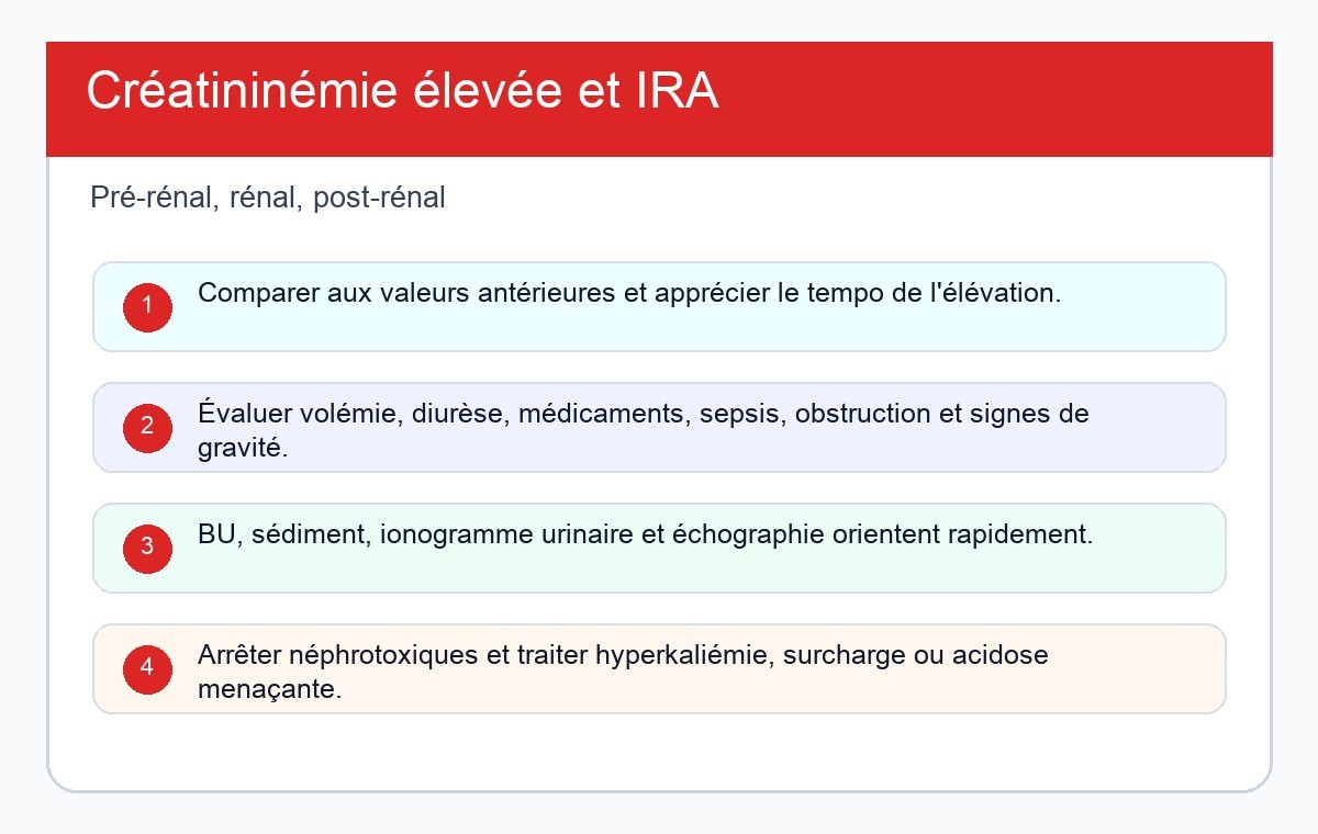 Élévation de la Créatininémie et IRA