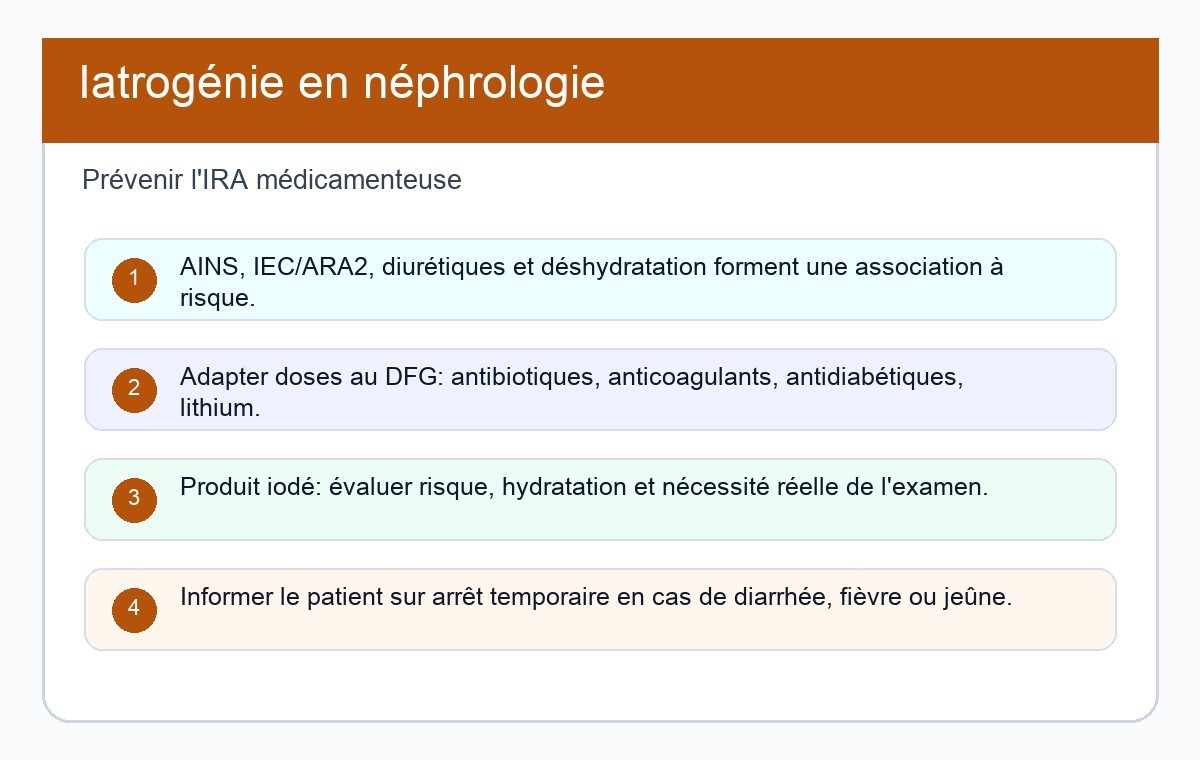 Iatrogénie en néphrologie : mécanismes et médicaments à risque (1/2) Iatrogénie in der Néphrologie: Mechanismen und Risikomedikamente (1/2)