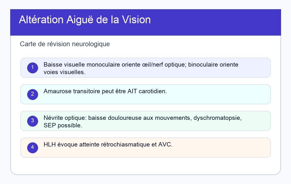 Altération Aiguë de la Vision