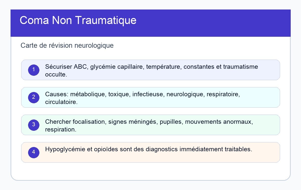 Coma Non Traumatique