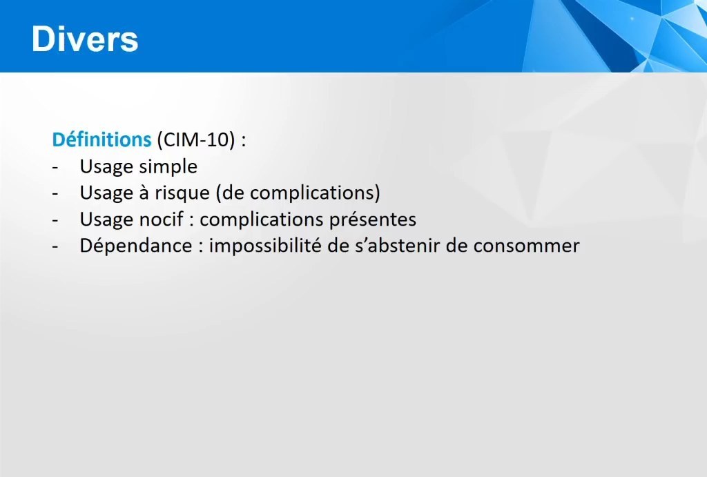 Complications Neurologiques de l'Alcool