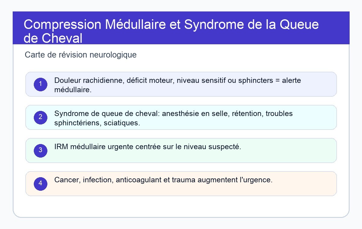 Compression Médullaire et Syndrome de la Queue de Cheval