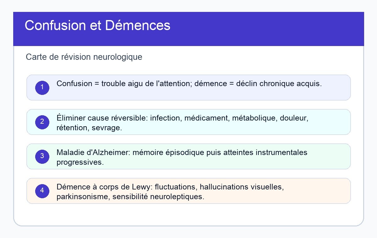 Confusion et Démences