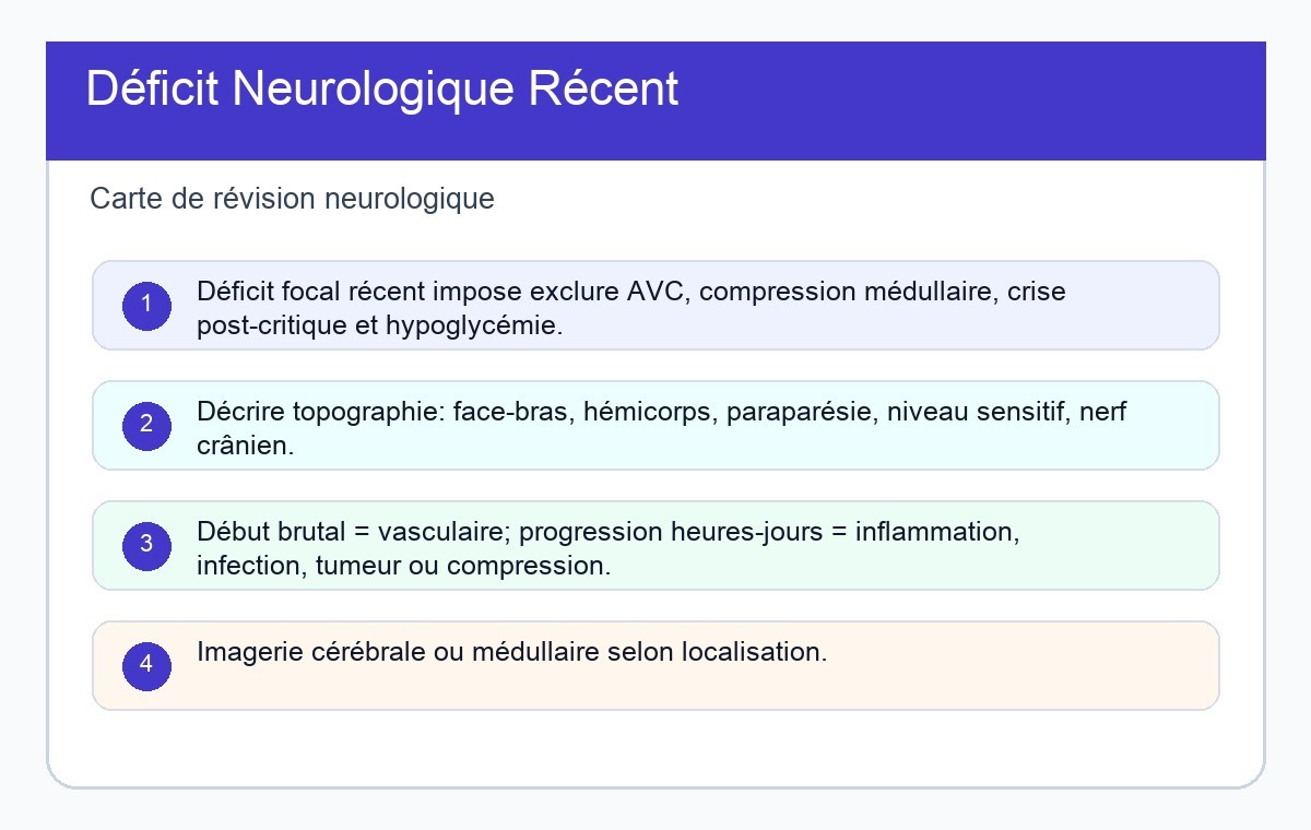 Déficit Neurologique Récent