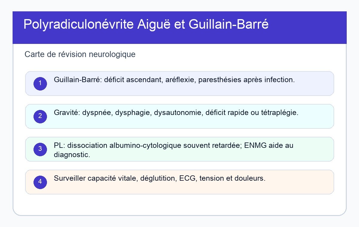 Polyradiculonévrite Aiguë et Guillain-Barré