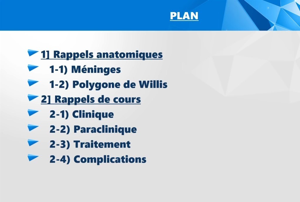 Hémorragie Méningée et AVC Hémorragique