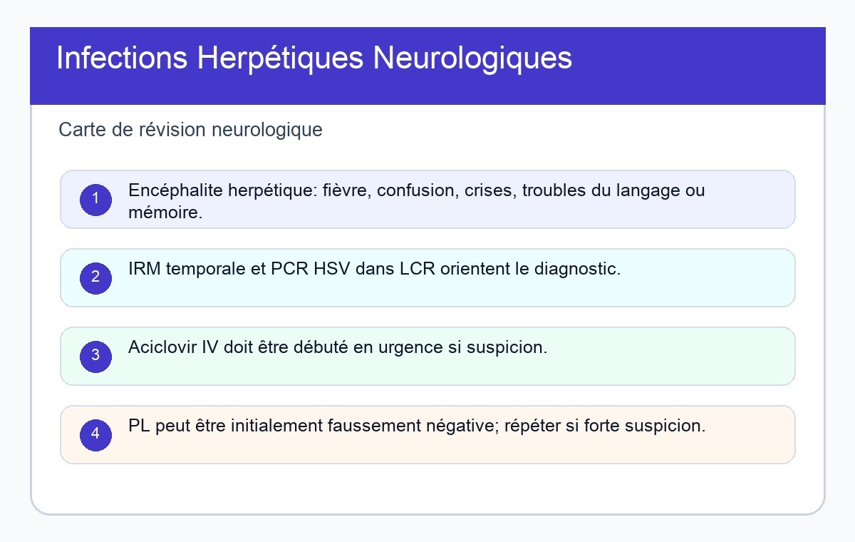 Infections Herpétiques Neurologiques