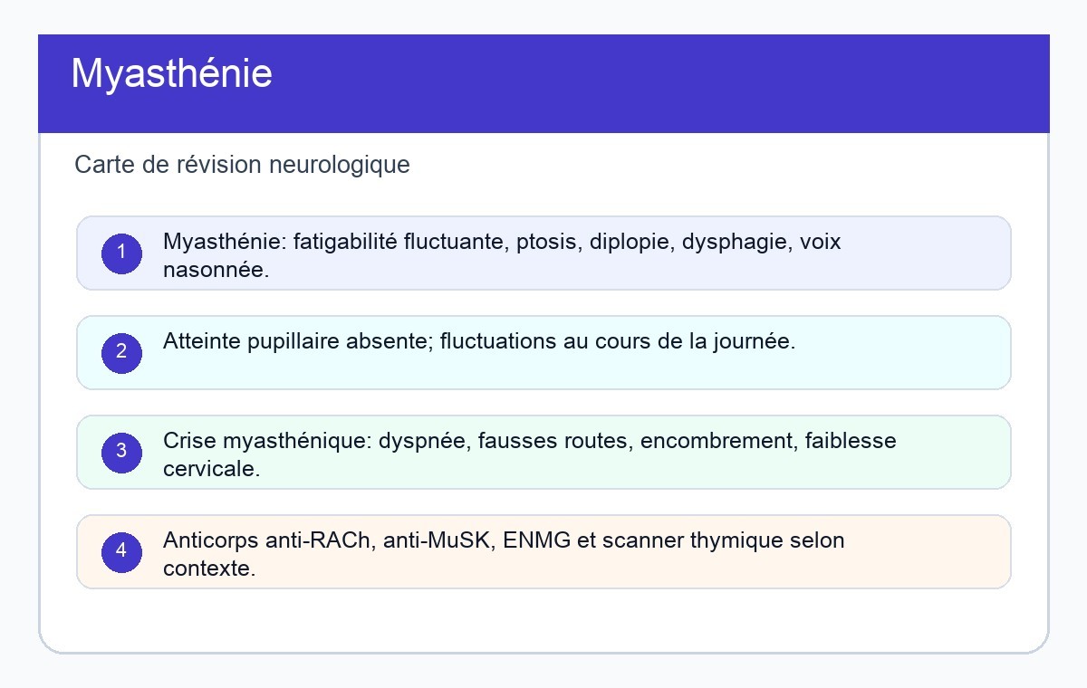 Myasthénie