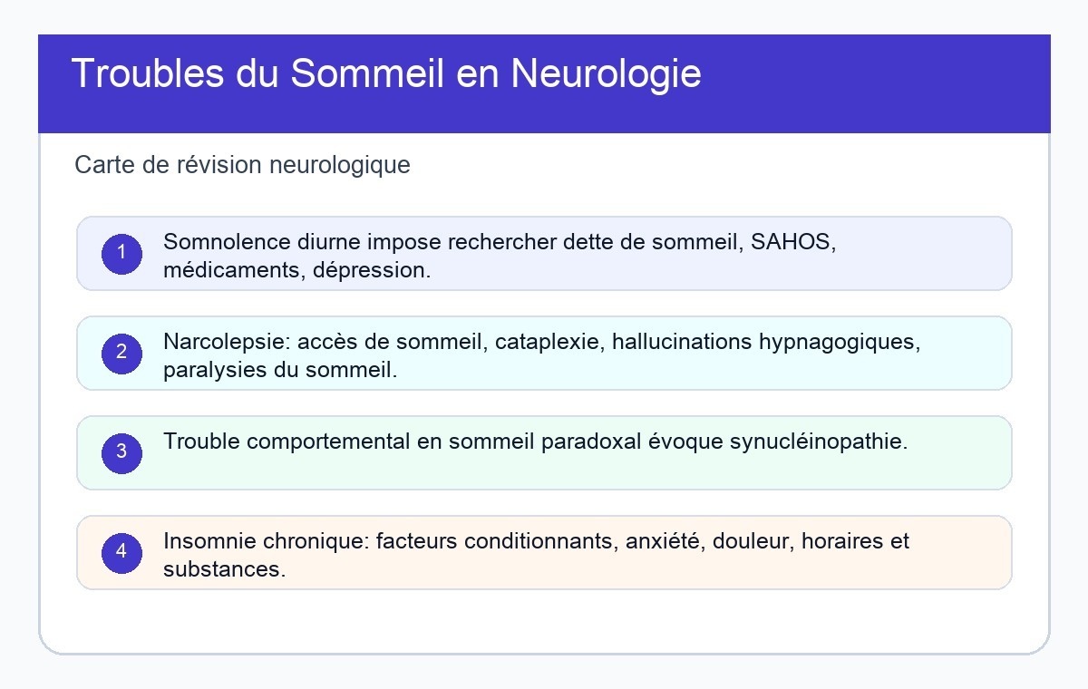 Troubles du Sommeil en Neurologie