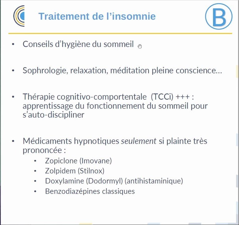 Troubles du Sommeil en Neurologie