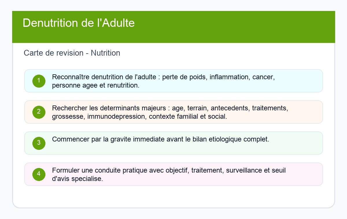 Dénutrition de l'Adulte