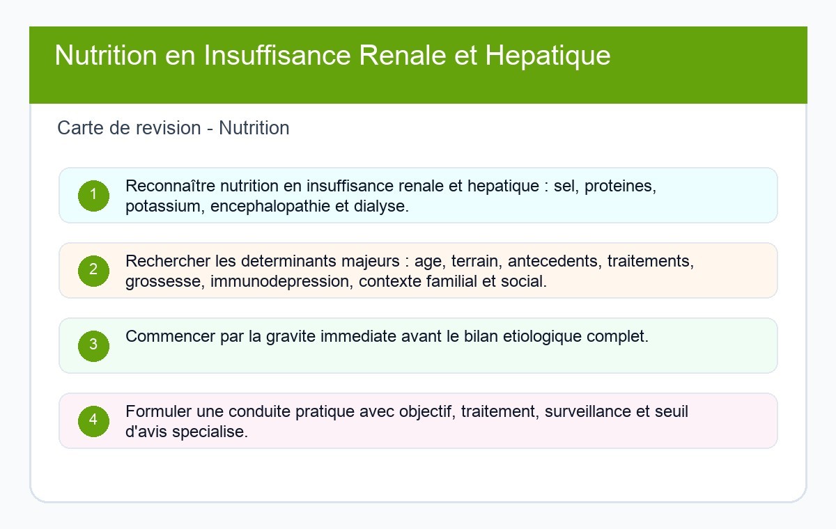 Nutrition en Insuffisance Rénale et Hépatique
