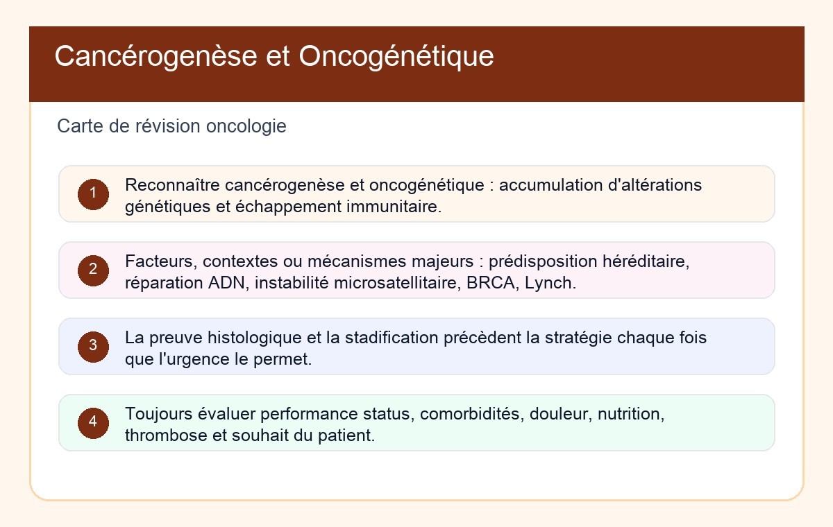 Cancérogenèse et Oncogénétique