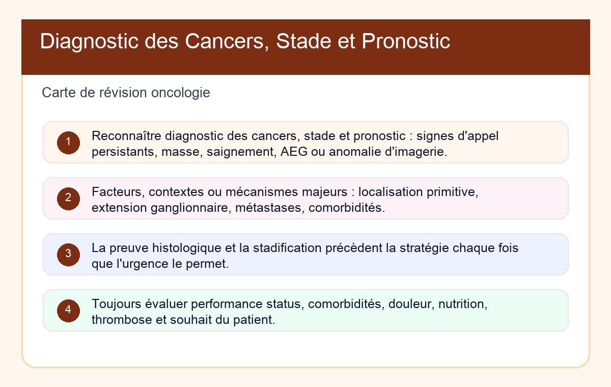 Diagnostic des Cancers, Stade et Pronostic
